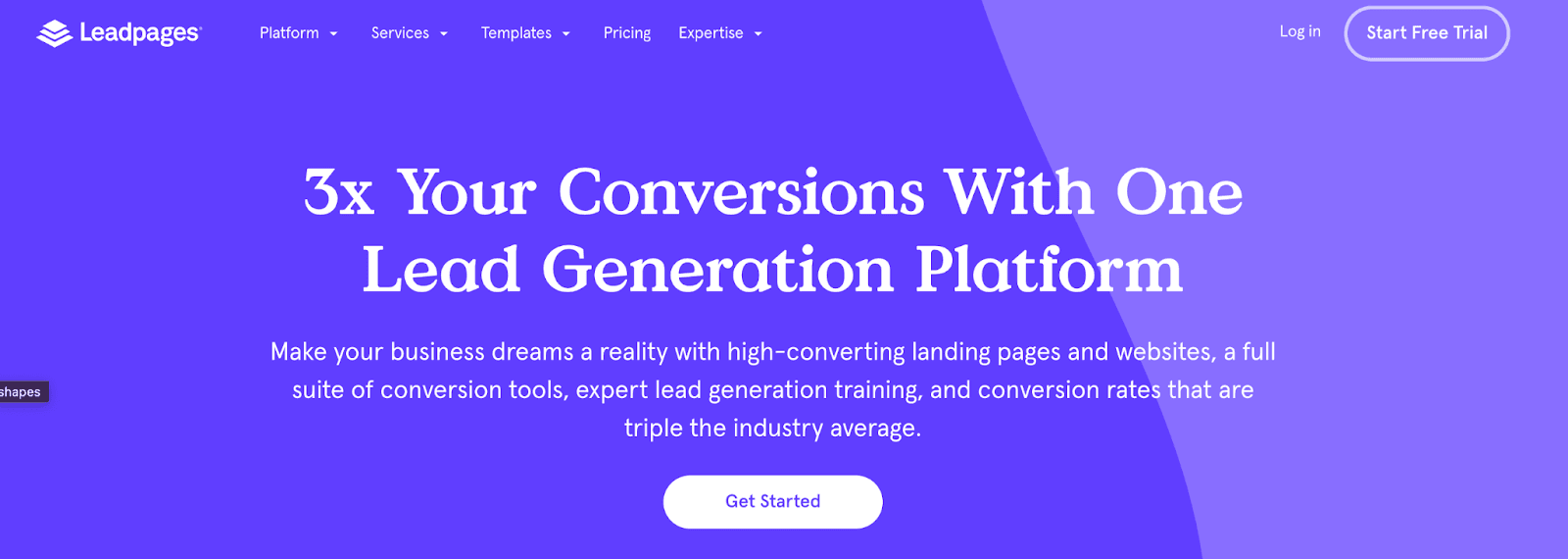 Leadpages as an example of a landing page builder