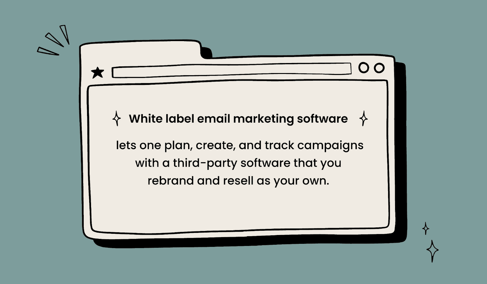 Definition of white label email marketing software