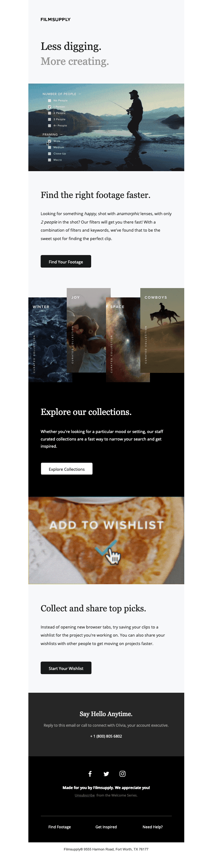 Effective email design from Film Supply 