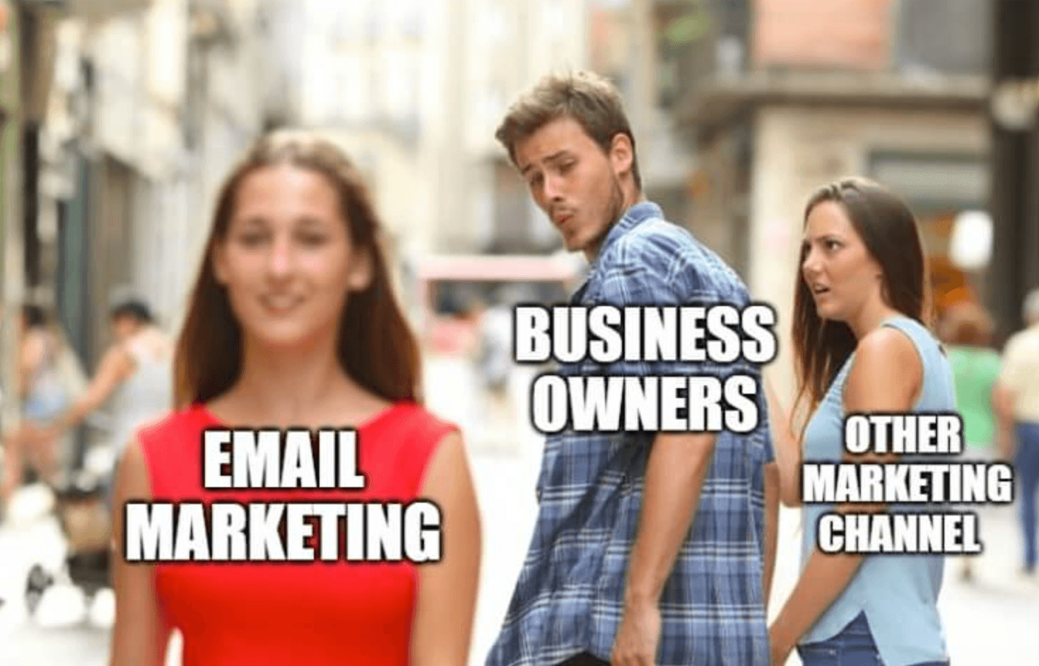 Meme on email marketing‍